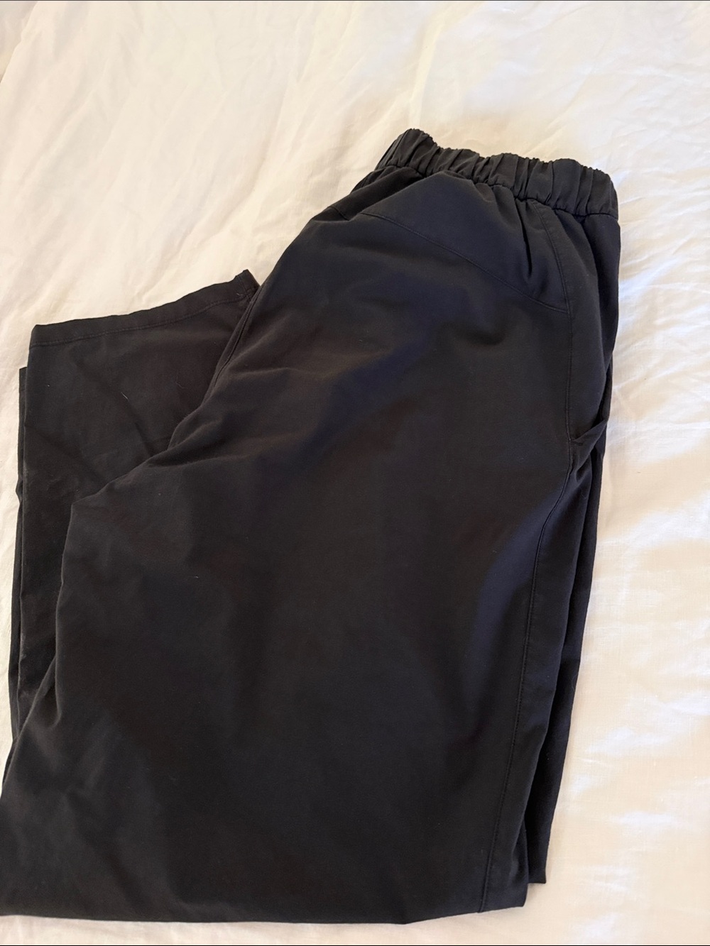lululemon athletica women’s Black Elastic-Waist Joggers